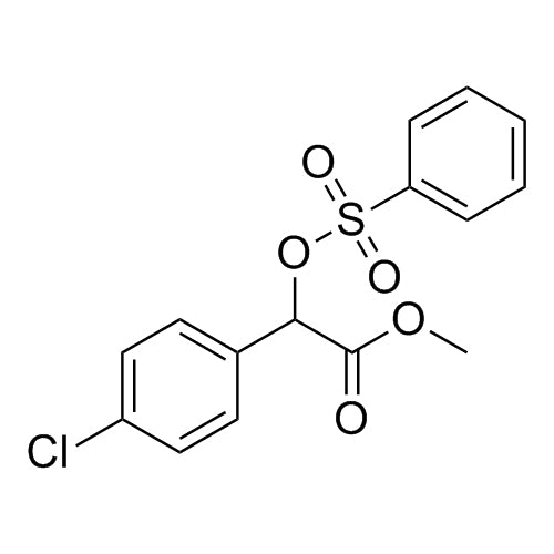 methyl 2-(4-chlorophenyl)-2-((phenylsulfonyl)oxy)acetate