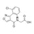 2-(3-(2-chloro-6-fluorophenyl)isoxazole-4-carboxamido)acetic acid