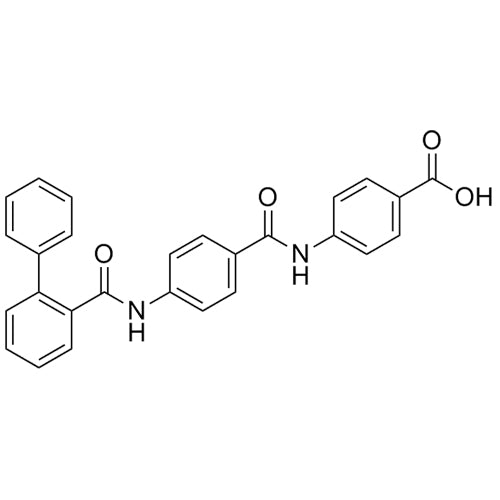 4-(4-([1,1'-biphenyl]-2-ylcarboxamido)benzamido)benzoic acid