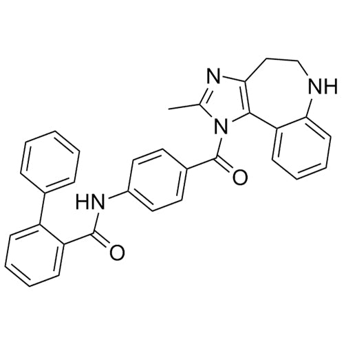 N-(4-(2-methyl-1,4,5,6-tetrahydrobenzo[b]imidazo[4,5-d]azepine-1-carbonyl)phenyl)-[1,1'-biphenyl]-2-carboxamide