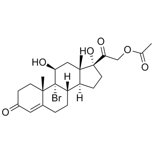 9α Br Hydrocortisone Acetate