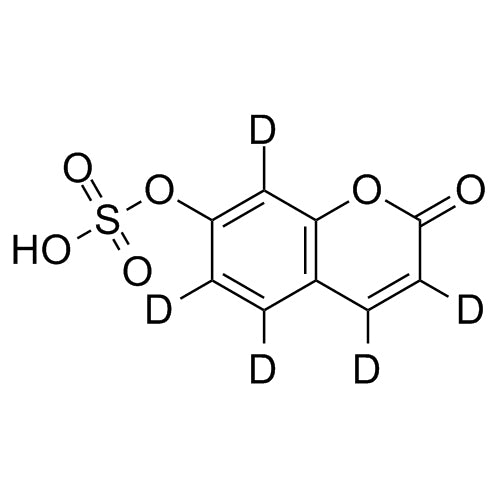 7-Hydroxycoumarin-d5 sulfate