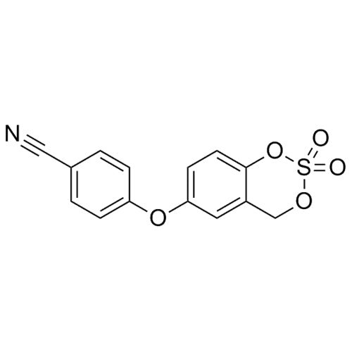 4-((2,2-dioxido-4H-benzo[d][1,3,2]dioxathiin-6-yl)oxy)benzonitrile