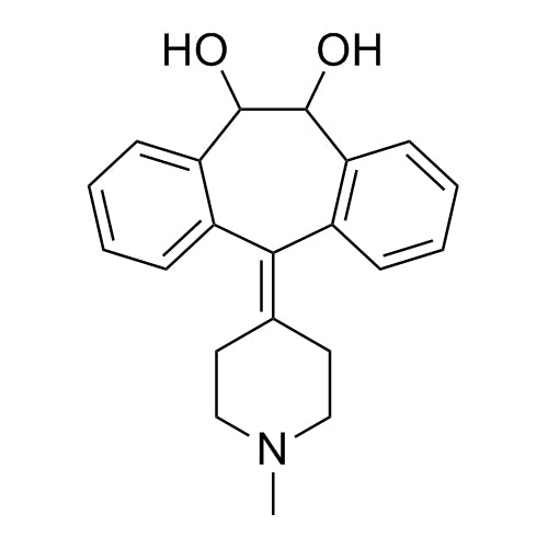5-(1-methylpiperidin-4-ylidene)-10,11-dihydro-5H-dibenzo[a,d][7]annulene-10,11-diol