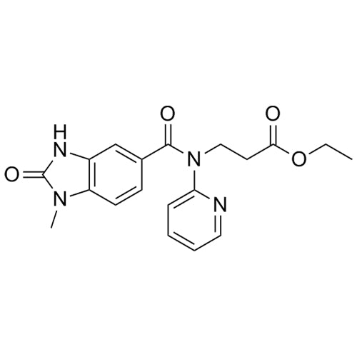 ethyl 3-(1-methyl-2-oxo-N-(pyridin-2-yl)-2,3-dihydro-1H-benzo[d]imidazole-5-carboxamido)propanoate