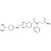 N-(3-amino-3-oxopropyl)-2-(((4-carbamimidoylphenyl)amino)methyl)-1-methyl-N-(pyridin-2-yl)-1H-benzo[d]imidazole-5-carboxamide