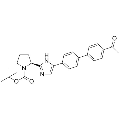 (S)-tert-butyl 2-(5-(4'-acetyl-[1,1'-biphenyl]-4-yl)-1H-imidazol-2-yl)pyrrolidine-1-carboxylate