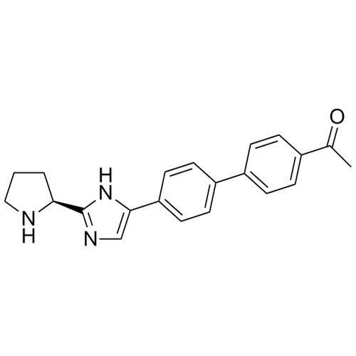 (S)-1-(4'-(2-(pyrrolidin-2-yl)-1H-imidazol-5-yl)-[1,1'-biphenyl]-4-yl)ethanone