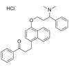 3-(4-(3-(dimethylamino)-3-phenylpropoxy)naphthalen-1-yl)-1-phenylpropan-1-one hydrochloride