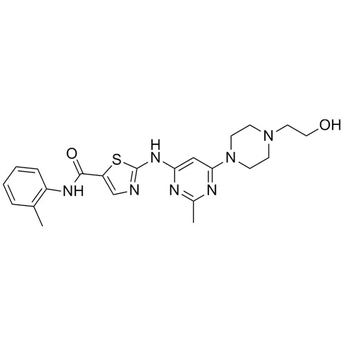 2-((6-(4-(2-hydroxyethyl)piperazin-1-yl)-2-methylpyrimidin-4-yl)amino)-N-(o-tolyl)thiazole-5-carboxamide