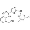 2-((6-chloro-2-methylpyrimidin-4-yl)amino)-N-(2-chloro-6-(hydroxymethyl)phenyl)thiazole-5-carboxamide