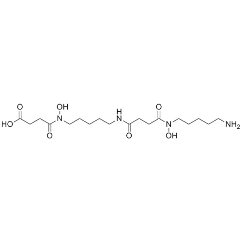 4-((5-(4-((5-aminopentyl)(hydroxy)amino)-4-oxobutanamido)pentyl)(hydroxy)amino)-4-oxobutanoic acid