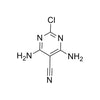 4,6-diamino-2-chloropyrimidine-5-carbonitrile