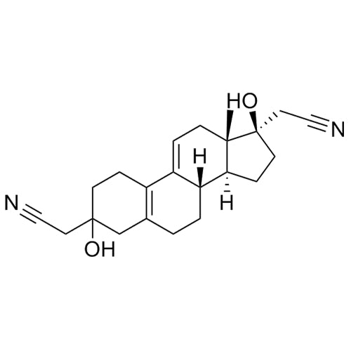 2,2'-((8S,13S,14S,17R)-3,17-dihydroxy-13-methyl-2,3,4,6,7,8,12,13,14,15,16,17-dodecahydro-1H-cyclopenta[a]phenanthrene-3,17-diyl)diacetonitrile