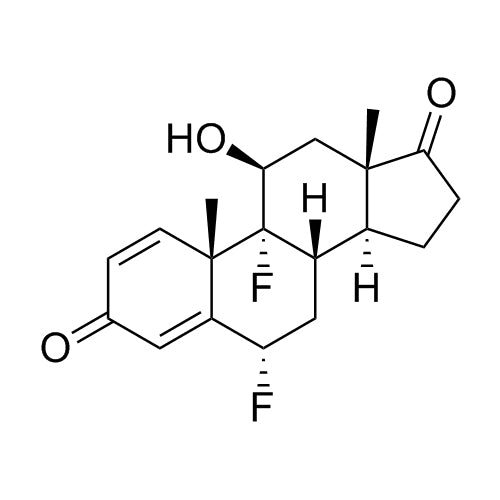 (6S,8S,9R,10S,11S,13S,14S)-6,9-difluoro-11-hydroxy-10,13-dimethyl-7,8,9,10,11,12,13,14,15,16-decahydro-3H-cyclopenta[a]phenanthrene-3,17(6H)-dione