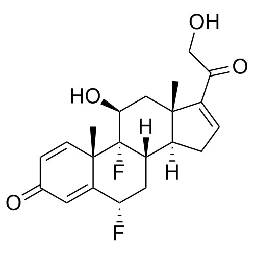 (6S,8S,9R,10S,11S,13S,14S)-6,9-difluoro-11-hydroxy-17-(2-hydroxyacetyl)-10,13-dimethyl-6,7,8,9,10,11,12,13,14,15-decahydro-3H-cyclopenta[a]phenanthren-3-one