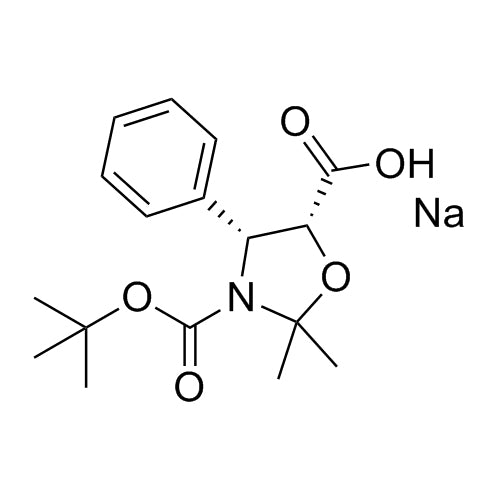 (4R,5R)-3-(tert-butoxycarbonyl)-2,2-dimethyl-4-phenyloxazolidine-5-carboxylic acid, sodium salt