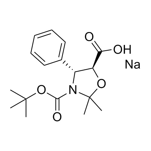 (4R,5S)-3-(tert-butoxycarbonyl)-2,2-dimethyl-4-phenyloxazolidine-5-carboxylic acid, sodium salt