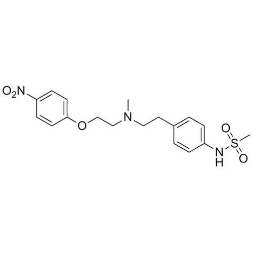 N-(4-(2-(methyl(2-(4-nitrophenoxy)ethyl)amino)ethyl)phenyl)methanesulfonamide