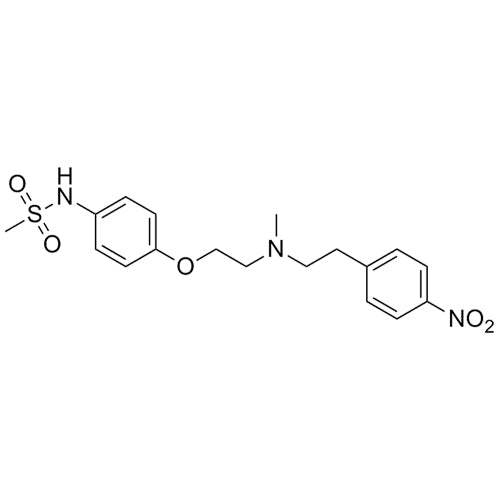 N-(4-(2-(methyl(4-nitrophenethyl)amino)ethoxy)phenyl)methanesulfonamide