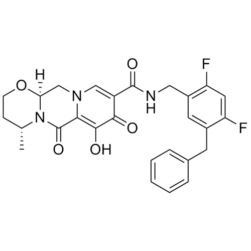 (4R,12aS)-N-(5-benzyl-2,4-difluorobenzyl)-7-hydroxy-4-methyl-6,8-dioxo-3,4,6,8,12,12a-hexahydro-2H-pyrido[1',2':4,5]pyrazino[2,1-b][1,3]oxazine-9-carboxamide