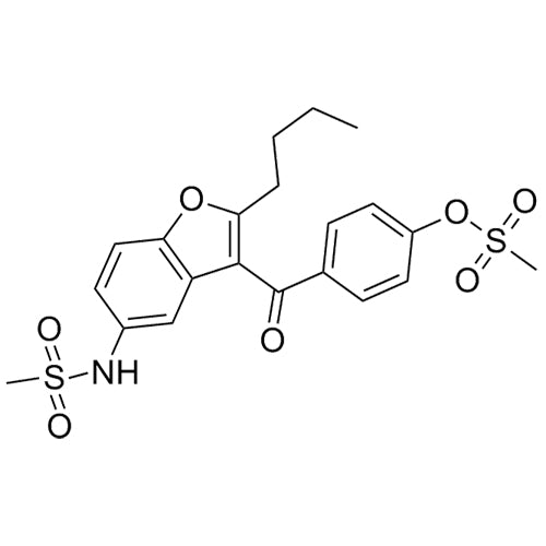 4-(2-butyl-5-(methylsulfonamido)benzofuran-3-carbonyl)phenyl methanesulfonate