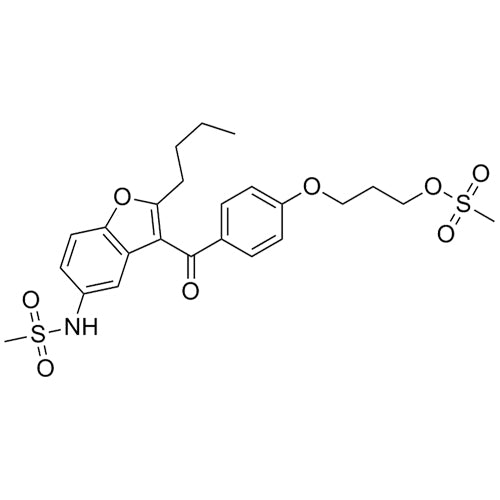 3-(4-(2-butyl-5-(methylsulfonamido)benzofuran-3-carbonyl)phenoxy)propyl methanesulfonate