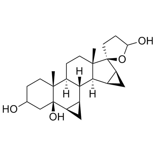 (2'S,4aR,4bS,6aS,7aS,8aS,8bS,8cR,8dR,9aR,9bR)-4a,6a-dimethylicosahydro-3'H-spiro[cyclopropa[4,5]cyclopenta[1,2-a]cyclopropa[l]phenanthrene-7,2'-furan]-2,5',9b-triol