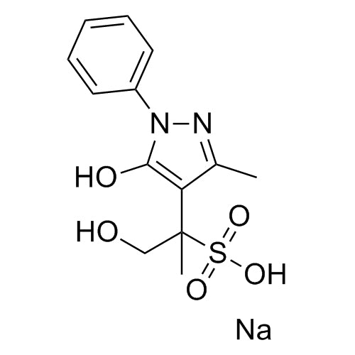 1-hydroxy-2-(5-hydroxy-3-methyl-1-phenyl-1H-pyrazol-4-yl)propane-2-sulfonic acid, sodium salt