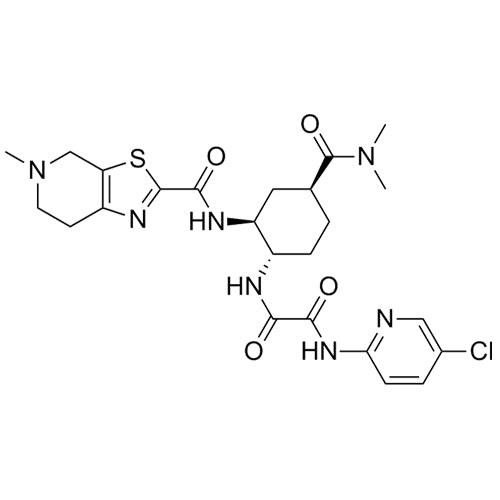 N1-(5-chloropyridin-2-yl)-N2-((1S,2S,4S)-4-(dimethylcarbamoyl)-2-(5-methyl-4,5,6,7-tetrahydrothiazolo[5,4-c]pyridine-2-carboxamido)cyclohexyl)oxalamide