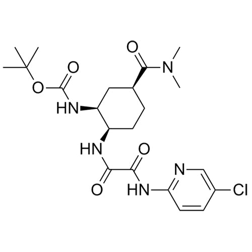tert-butyl ((1S,2R,5S)-2-(2-((5-chloropyridin-2-yl)amino)-2-oxoacetamido)-5-(dimethylcarbamoyl)cyclohexyl)carbamate