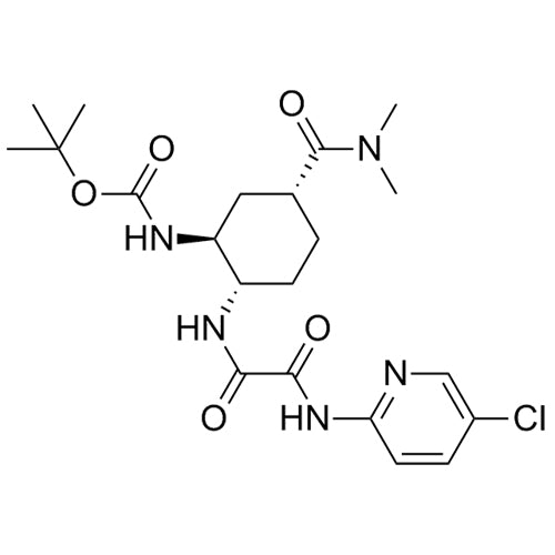 tert-butyl ((1S,2S,5R)-2-(2-((5-chloropyridin-2-yl)amino)-2-oxoacetamido)-5-(dimethylcarbamoyl)cyclohexyl)carbamate
