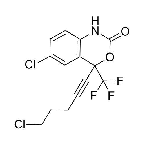 6-chloro-4-(5-chloropent-1-yn-1-yl)-4-(trifluoromethyl)-1H-benzo[d][1,3]oxazin-2(4H)-one