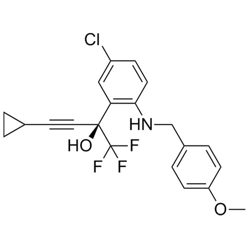 (4S)-6-chloro-4-(cyclopropylethynyl)-2-(4-methoxyphenyl)-4-(trifluoromethyl)-2,4-dihydro-1H-benzo[d][1,3]oxazine