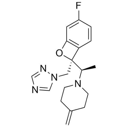 1-((R)-1-((R)-8-((1H-1,2,4-triazol-1-yl)methyl)-4-fluoro-7-oxabicyclo[4.2.0]octa-1(6),2,4-trien-8-yl)ethyl)-4-methylenepiperidine