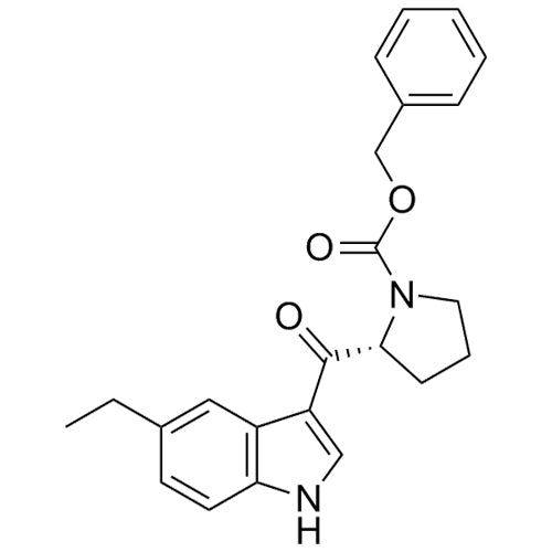 (R)-benzyl 2-(5-ethyl-1H-indole-3-carbonyl)pyrrolidine-1-carboxylate