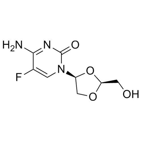 4-amino-5-fluoro-1-((2S,4S)-2-(hydroxymethyl)-1,3-dioxolan-4-yl)pyrimidin-2(1H)-one