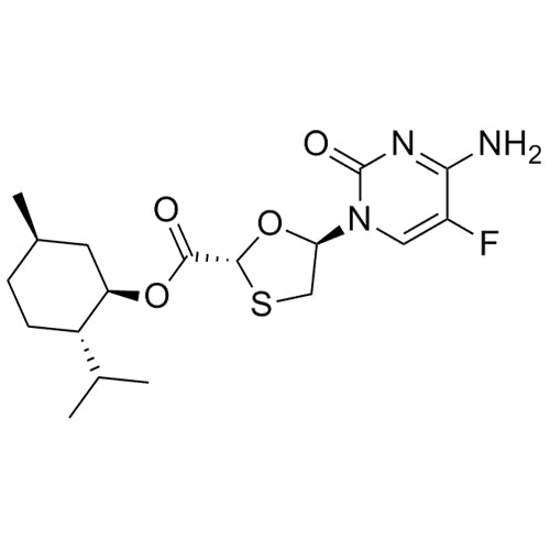 (2R,5R)-(1R,2S,5R)-2-isopropyl-5-methylcyclohexyl 5-(4-amino-5-fluoro-2-oxopyrimidin-1(2H)-yl)-1,3-oxathiolane-2-carboxylate