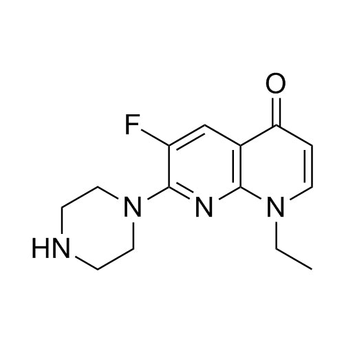 1-ethyl-6-fluoro-7-(piperazin-1-yl)-1,8-naphthyridin-4(1H)-one