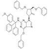 6-(benzyloxy)-9-((1S,3R,4S)-4-(benzyloxy)-3-((benzyloxy)methyl)-2-methylenecyclopentyl)-N-((4-methoxyphenyl)diphenylmethyl)-9H-purin-2-amine
