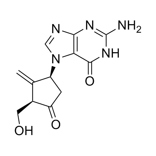 2-amino-7-((1S,3R)-3-(hydroxymethyl)-2-methylene-4-oxocyclopentyl)-1H-purin-6(7H)-one