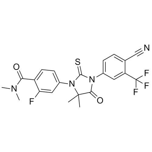 4-(3-(4-cyano-3-(trifluoromethyl)phenyl)-5,5-dimethyl-4-oxo-2-thioxoimidazolidin-1-yl)-2-fluoro-N,N-dimethylbenzamide