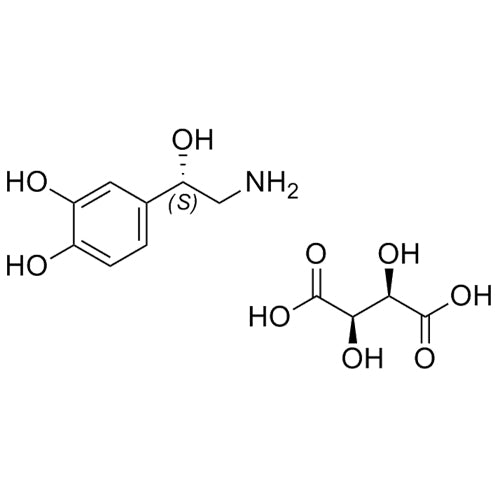 (S)-4-(2-amino-1-hydroxyethyl)benzene-1,2-diol (2R,3R)-2,3-dihydroxysuccinate