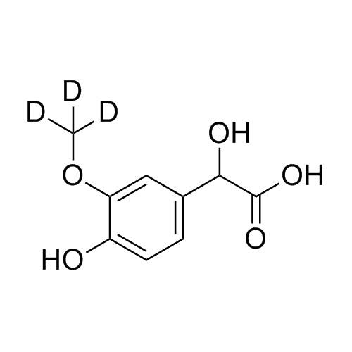 Adrenaline Related Compound 1 (4-hydroxy-3-methoxy-phenylglycolic acid-d3, VMA-d3)