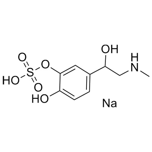 2-hydroxy-5-(1-hydroxy-2-(methylamino)ethyl)phenyl hydrogen sulfate, sodium salt