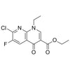 ethyl 7-chloro-1-ethyl-6-fluoro-4-oxo-1,4-dihydro-1,8-naphthyridine-3-carboxylate