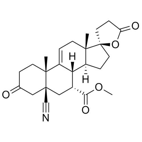 (2'R,5S,7R,8R,10R,13S,14S)-methyl 5-cyano-10,13-dimethyl-3,5'-dioxo-1,2,3,4,4',5,5',6,7,8,10,12,13,14,15,16-hexadecahydro-3'H-spiro[cyclopenta[a]phenanthrene-17,2'-furan]-7-carboxylate