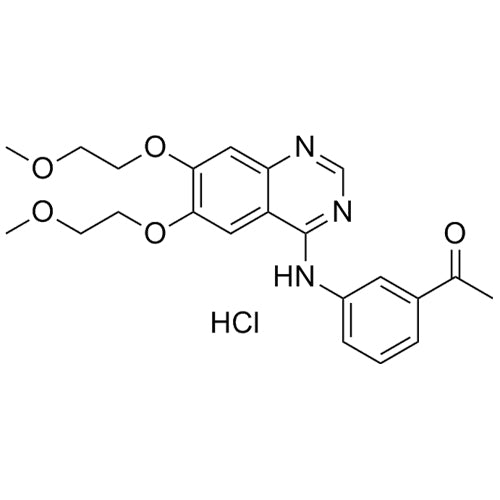 1-(3-((6,7-bis(2-methoxyethoxy)quinazolin-4-yl)amino)phenyl)ethanone hydrochloride