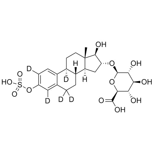 Estriol-3-Sulfate-16-alpha-(beta-D-Glucuronide)-d5