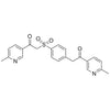 1-(6-methylpyridin-3-yl)-2-((4-(2-(6-methylpyridin-3-yl)-2-oxoethyl)phenyl)sulfonyl)ethanone